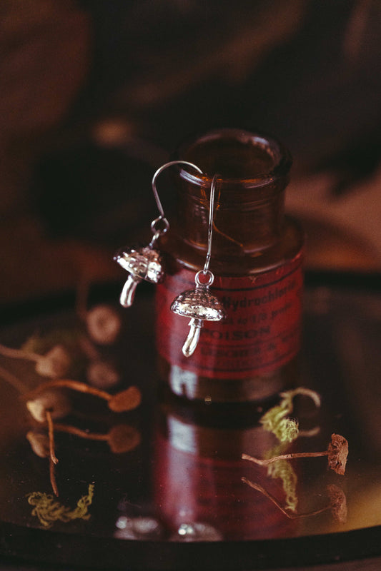 Fly Agaric Mushroom Earrings