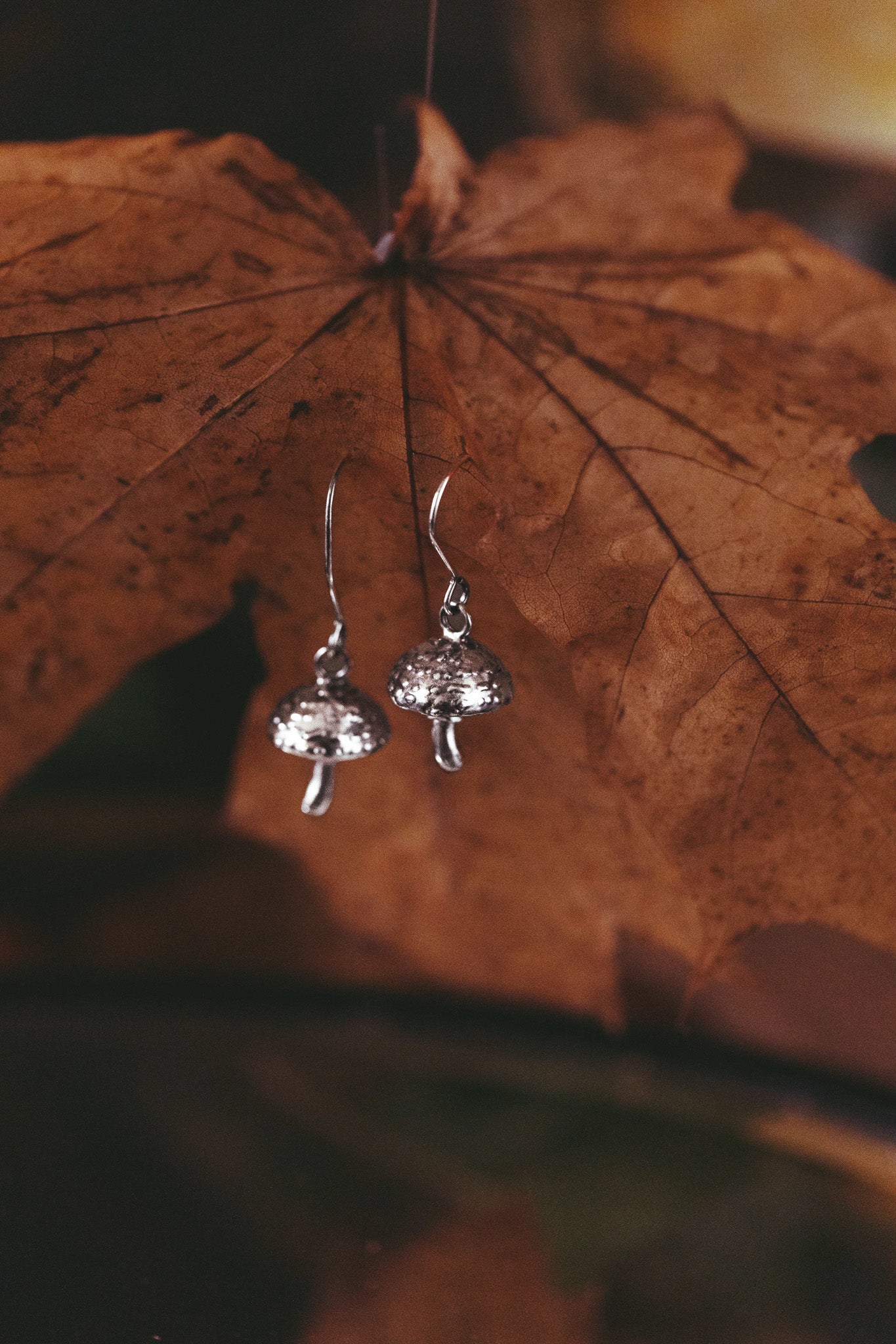 Fly Agaric Mushroom Earrings