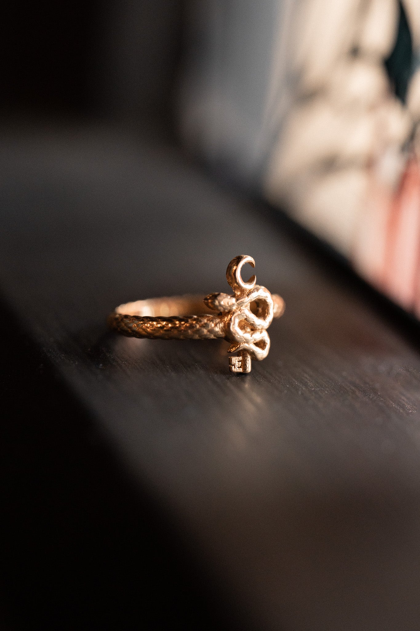 Gold Hecates Key Ring
