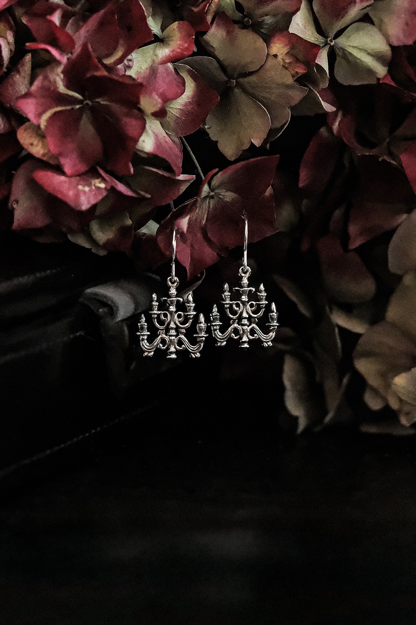 Sterling Silver Candelabra Earrings