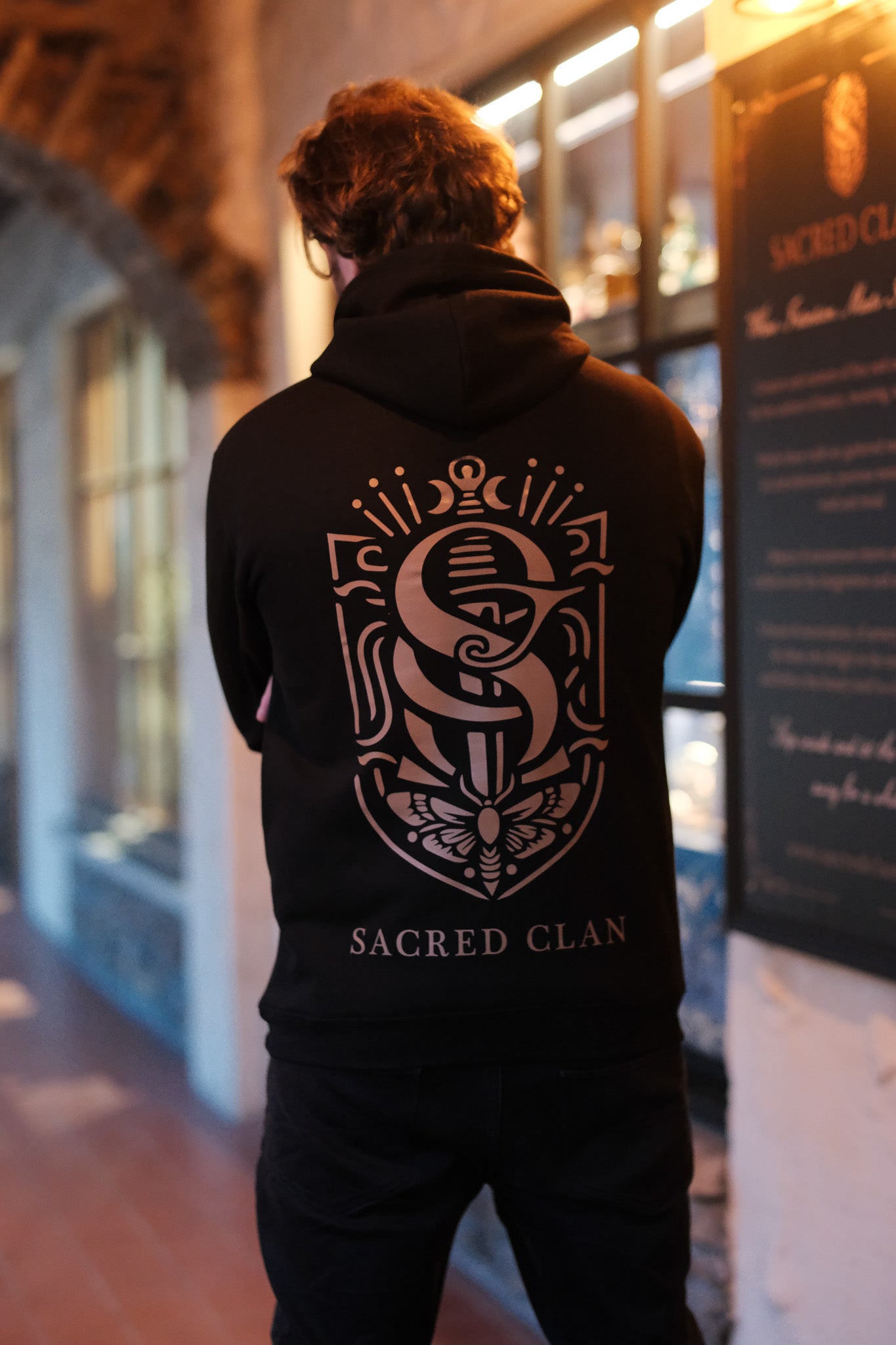 Sacred Clan “Libertas Non Conformandi” Unisex Black Hoodie