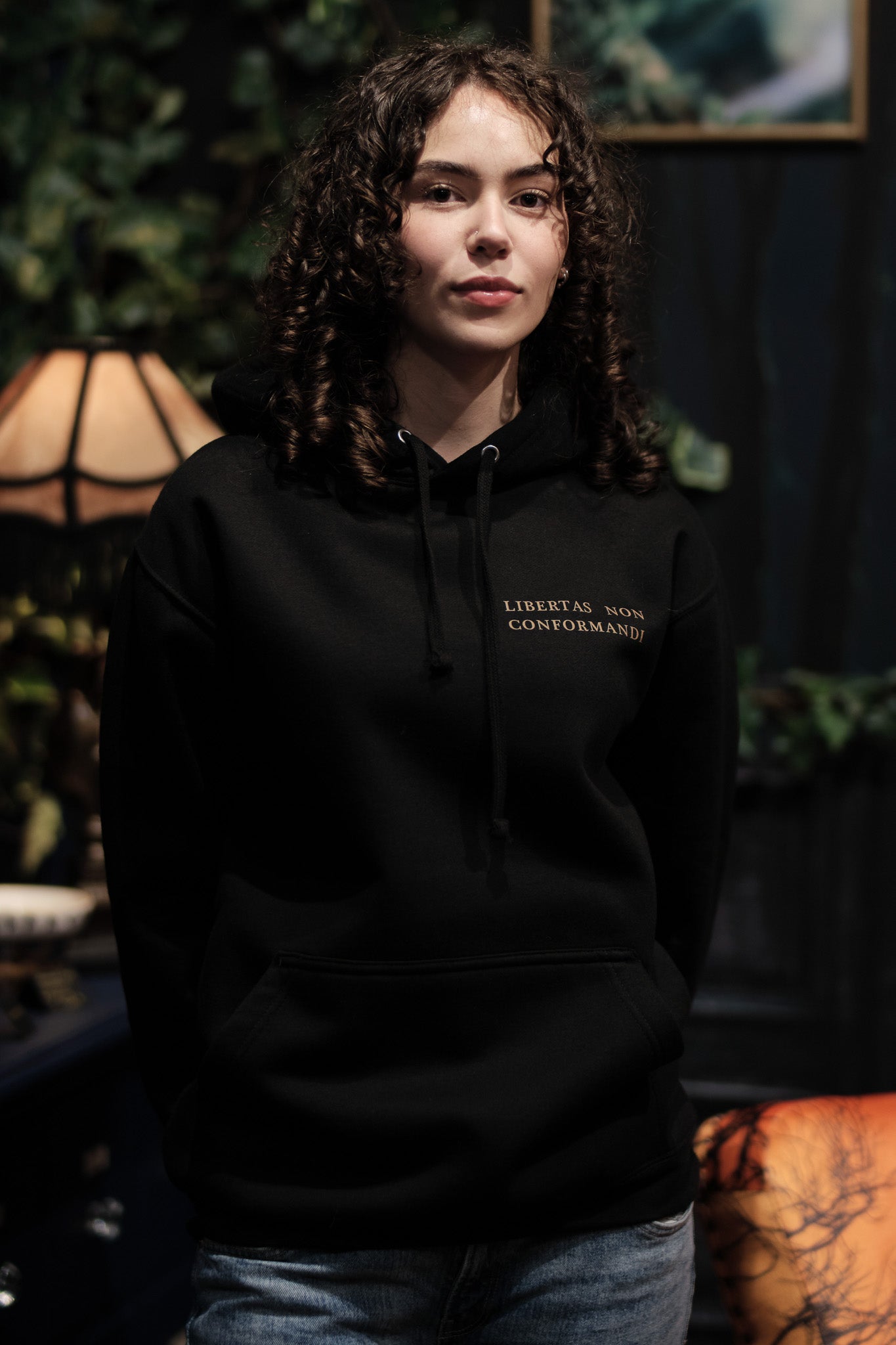 Sacred Clan “Libertas Non Conformandi” Unisex Black Hoodie