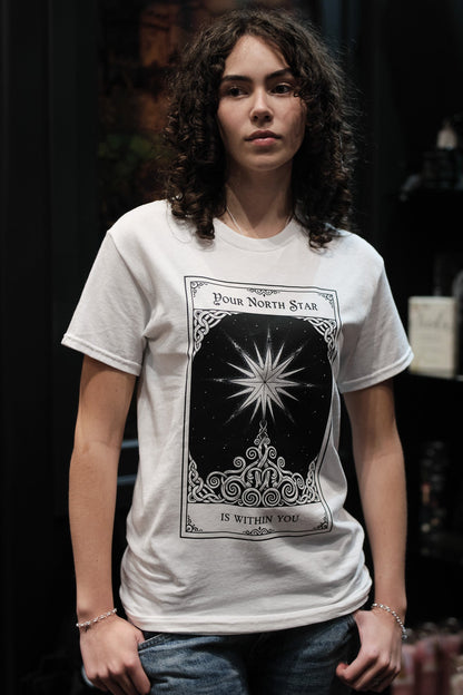 White Your North Star is Within You T-Shirt