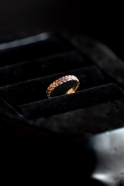 Gold Demeter 'Wheatsheaf' Goddess Ring