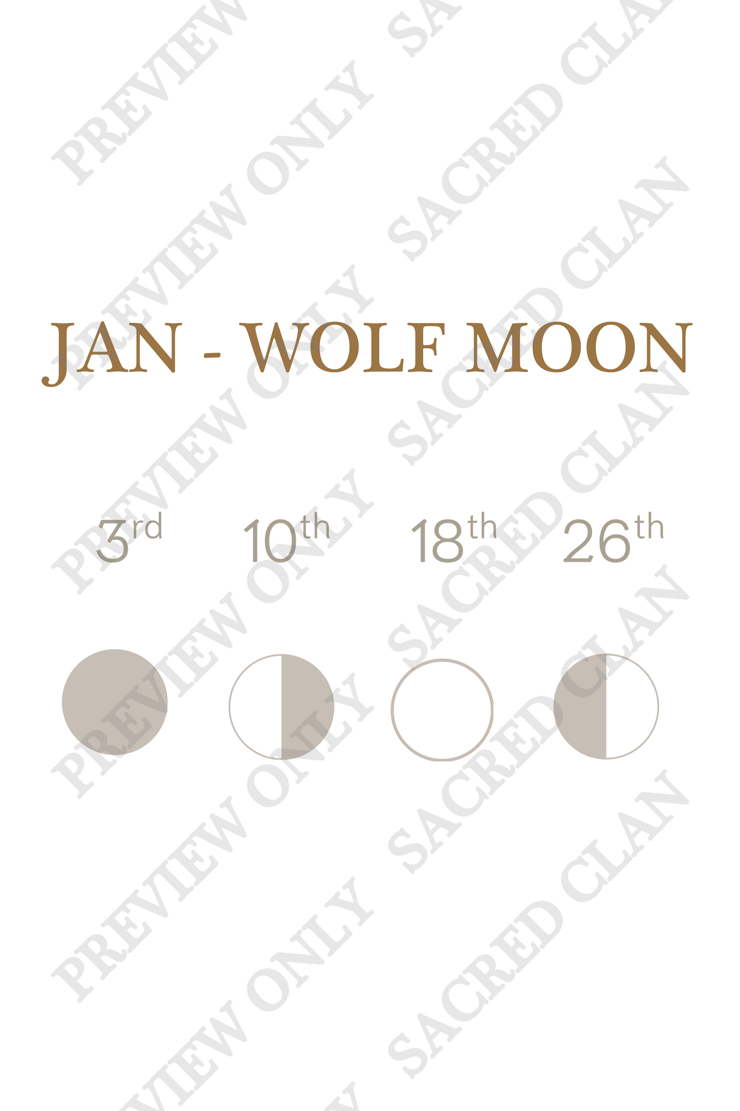 Moon Phase Printable 2026