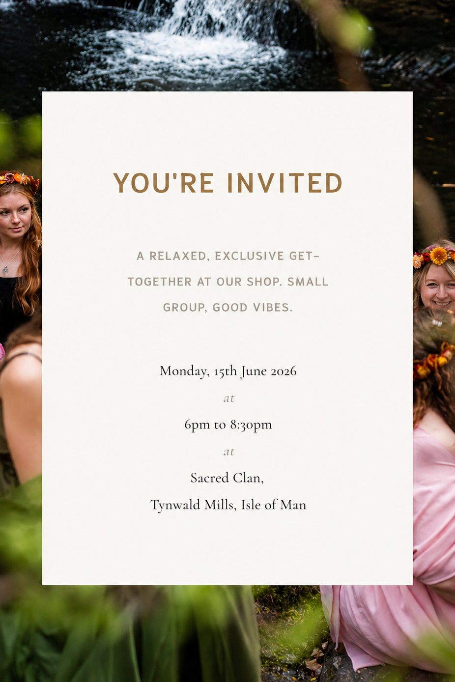 June Clan Gathering Monday 15th June 2026 | 6pm–8:30pm Sacred Clan, Tynwald Mills, Isle of Man