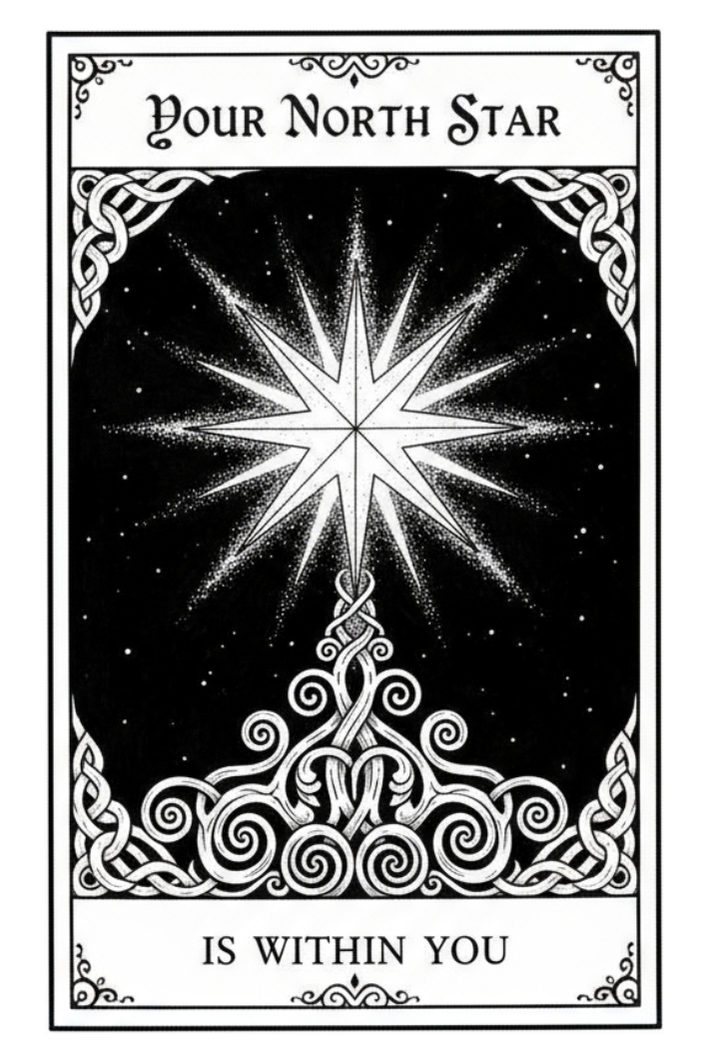 Black Your North Star is Within You T-Shirt