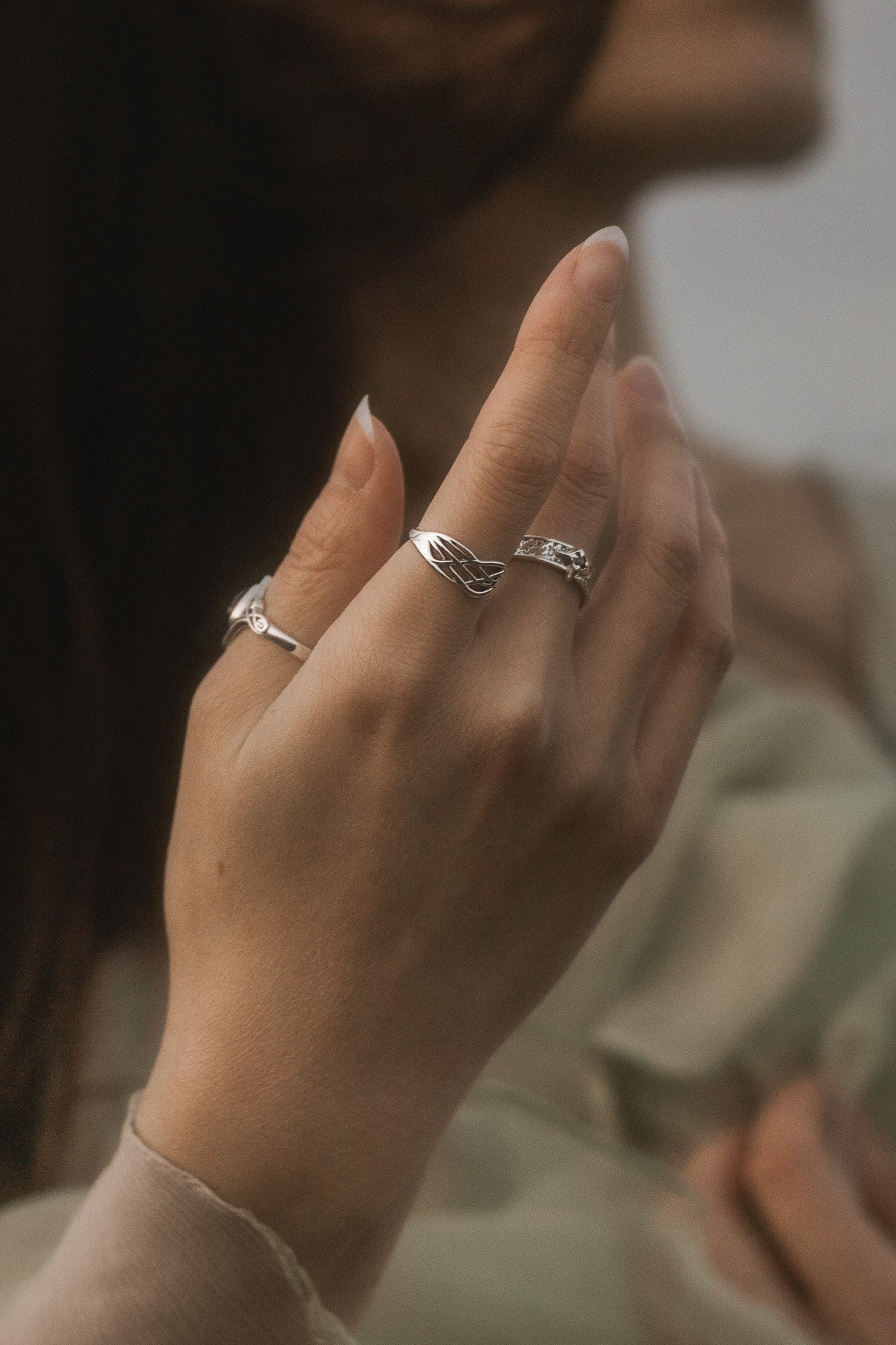 Silver Celtic Roots Ring