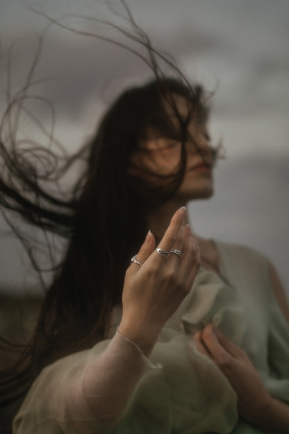 Silver Celtic Roots Ring